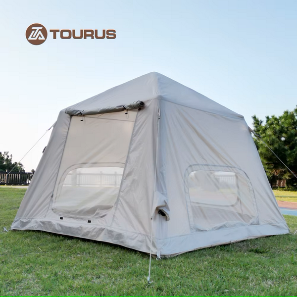 Надуваема палатка Tourus AirCamp X1 – с вградена вентилация и защита от насекоми Надуваема палатка Tourus AirCamp X1 – с вградена вентилация и защита от насекоми